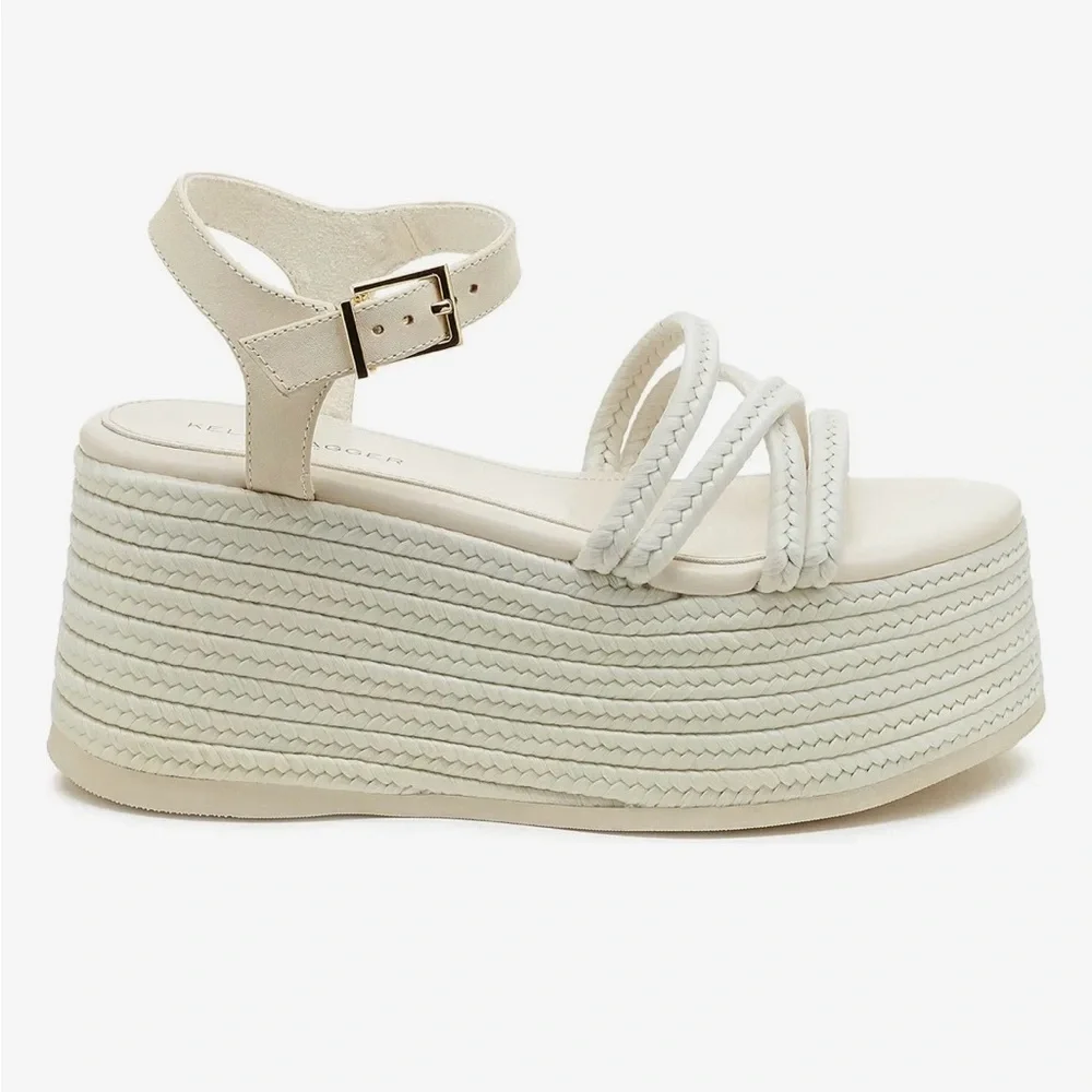 NWOT Kelsi Dagger Brooklyn Mend Platform Wedge